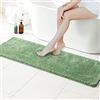 MIULEE Tappeto in Microfibra 4 CM Lungo Anti-scivolo 1 Pezzo Verde 45x120cm