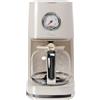 Silva Schneider Macchina da caffè Retro Style Nostalgia 150, bianco crema, 900 Watt, 1,5 litri, 4-12 tazze, quadrante per mantenere il caldo, contenitore filtro rimovibile, funzione di mantenimento al caldo,