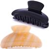 FSMILING Fermagli per capelli da donna, grandi, per capelli spessi e sottili | Fermaglio per capelli in acetato, 9,5 cm, grande, da donna, per capelli sottili e spessi