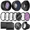 BM Premium Kit di obiettivi ultra deluxe per EOS M6 II, EOS M50 II, EOS M200 con obiettivo 15-45 mm, EOS R10, EOS R50, EOS R100 con 18-45 mm, Fuji X100V - Include: set di 7 filtri da 49 mm + grandangolo da 49 mm