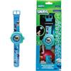 Lexibook, I Puffi, Orologio da Polso Regolabile con Schermo Digitale e 20 proiezioni dell'Universo dei Puffi, per Bambini, DMW050SFLXB