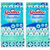 SPONTEX Microfibre Mosaik Panni 30 x 40cm, 3 Pezzi (Confezione da 2)