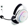 Razer Barracuda X Chroma - Cuffie da gioco wireless multipiattaforma con 6 zone Chroma RGB (SmartSwitch Hyperspeed e Bluetooth, driver da 40 mm, microfono cardioide HyperClear staccabile) Bianco