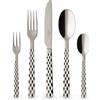 Villeroy & Boch Boston Posate da Tavola per 6 Persone, 30 Pezzi, Acciaio Inossidabile