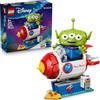 LEGO | Disney Pixar Viaggio Planetario su Razzo con Alieno e Pizza - Astronave Giocattolo con Alieno - Decorazione da Camera da Letto - Regalo per Bambini e Bambine da 9 Anni Fan di Toy Story - 43307