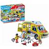 PLAYMOBIL City Life 71202 Ambulanza, con luci e Suoni, Giocattolo dai 4 Anni