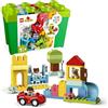 LEGO DUPLO Deluxe Brick Box - Fine Motor Skills Toys for 1+ Year Old Boys & Girls - incl. a Car, Number Bricks & Animal Figures, plus Toy Storage - 10914