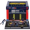 Burago BBURAGO PIT STOP Red Bull RB20 (2024) #1 Verstappen, Playset con Diorama, Veicolo in Scala 1:43 e 6 Meccanici, Replica Dettagliata con Licenza Ufficiale Red Bull, Età Consigliata 3+ Anni