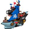 Fisher-Price Imaginext Squalo-Nave dei Pirati Set di Gioco, 2 Personaggi e Barca