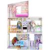 Rainbow High Color & Play 3-Story Doll House - Disegna Tutte le Pareti e i Pavimenti con Pennarelli Lavabili, il Set di Giochi in Legno Include Mobili e Accessori, Regalo Divertente. Età 4+