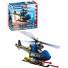 PLAYMOBIL | City Action | Elicottero della polizia | Con agente di polizia, rotori mobili e funzione di sparo | Divertimento infinito | Giocattolo per bambini dai 4 anni in su | 72080