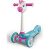 Clementoni - 17749 - Baby Unicorn Push Scooter, Monopattino Bambina 2 Anni con 3 Ruote, Gioco da Esterno ed Interno, Made in Italy, Taglia Unica
