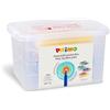 PRIMO - 120 Pennarelli Punta Fine 2.5 mm Pennarelli Lavabili per Bambini +3Anni, Valigetta Colori per Bambini 12 Colori per Colorare Disegnare Lavoretti Creativi Prodotto Cartoleria Cose per la Scuola