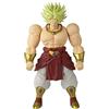 BANDAI Dragon Ball Super Bandai Figurina gigante Super Limit Breaker 30 cm - Broly animato - Licenza ufficiale Dragon Ball - Grande figurina articolata Broly - Giocattolo per bambini 4 anni e + - 36236