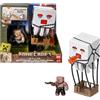 Mattel Minecraft set con action figure Ghast Attacco esplosivo