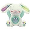 Clementoni Baby Fiocco, Proiettore di Aurora Boreale, Morbida Lepre Peluche con Proiettore, Proietta l'Aurora Boreale nella Tua Stanza, per Bambini 0+ Mesi, Lingua Italiana, 17588