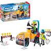 PLAYMOBIL | Action Heroes | Cantiere Stradale | Giocattolo da Costruzione per Bambini | Set da Gioco di Costruzione | Giocattolo per Bambini dai 4 Anni | 71751