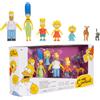 Jakks Pacific The Simpsons - multipack di action figure da 6 cm. Contiene tutta la famiglia Simpson: Homer, Marge, Bart, Lisa, Maggie, Piccolo aiutante di Babbo Natale e Palla di neve.