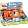 Rocco Giocattoli | Jeep Con Chilli - Playset di Bluey, Veicolo a spinta con action figures