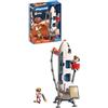 PLAYMOBIL Space ESA Mars Research Rocket | Razzo modulare con rampa di lancio e 2 astronauti | Set di giocattoli spaziali di alta qualità | Per bambini dai 4 anni in su | 72011
