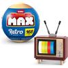 Max Build More Collezione di mattoncini MAX Premium Retro di ZURU (fino a 221 pezzi, 6 da collezionare). Mattoncini per adolescenti, adulti e collezionisti(televisione)