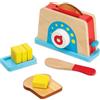 Melissa & Doug Set Tostapane Giocattolo in Legno - Accessori da Cucina con Pane e Burro, Alimenti da Gioco, Giochi di Imitazione, Gioco Educativo Montessori, Regalo per Bambini e Bambine, 3+ Anni