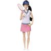 Barbie Carriere - Barbie Tennista, bambola snodata sportiva con accessori racchetta, pallina e visiera, giocattolo per bambini, 3+ anni, HKT73