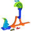 Hot Wheels Stunt Tracks Campione di Power Launch e Macchinina in scala 1:64