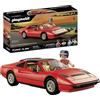 PLAYMOBIL Famous Cars 71343 Magnum, P.I. Ferrari 308 GTS Quattrovalvole, Pezzo da Collezione per Gli Appassionati di Auto, Giocattolo per Collezionisti e Bambini a Partire dai 5 Anni