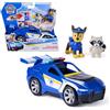 Paw Patrol, Search & Rescue, Auto della Polizia di Chase, Retrocarica, 3+