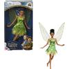 Mattel Disney Peter Pan & Wendy - Bambola Trilli Fatina con le ali ispirata al personaggio del film, look magico con abito verde, corpo snodato, giocattolo per bambini, 3+ anni, HNY37