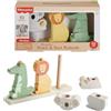 Fisher-Price Gioco Animali in Legno da impilare
