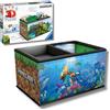 Ravensburger - Puzzle 3D Storage Box Minecraft 216 pezzi, Puzzle 8+ anni