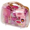 Theo Klein 5273 Valigetta da parrucchiera, con asciugacapelli, Accessori Completi per Le Acconciature, Specchio, Spazzola, 21,5 cm x 8,5 cm x 19 cm, Giocattoli per Bambini dai 3 Anni in su