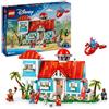 LEGO | Disney Casa sulla Spiaggia di Lilo e Stitch - Modellino Giocattolo con 6 Stanze, Osservatorio, Astronave e 5 Minifigure, Giochi per Bambine e Bambini da 9 Anni, Idea Regalo di Compleanno 43268