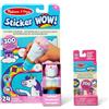 Melissa & Doug Sticker WOW! Timbratore di Adesivi e Blocco Attività di 24 Pagine 300 Adesivi - Unicorno, Gioco Educativo, Lavoretti Artistici, Bambini, 3+ Anni, Extra 200 Stickers e Mini Blocco