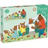 Dujardin Goula Puzzle XXL - Bear Family - Puzzle per bambini - Da 3 anni - Puzzle xxl da 3 anni
