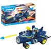 PLAYMOBIL Speedy Space Jet Set da gioco con statuine, Jet spaziale sfrecciante