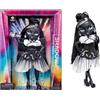 Rainbow High Shadow High Fashion Doll - Shanelle Onyx - Capelli neri, bambola fashion da 28 cm con abiti firmati, adatta a collezionisti e bambini - età 6-12