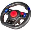 Big Bobby Car SOS Sound - Volante Multifunzione con Luce + Sirena, Luce Blu, Scritta Radio, Telefono Auto, Faro LED, Adatto per Bobby Car + Trattore dal 2010, a Partire dai 12 Mesi