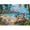 Schmidt Spiele 57528 Thomas Kinkade, Disney, Topolino e Minnie in Hawaii, puzzle da 1000 pezzi, Multicolore [Esclusivo Amazon]