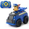 Paw Patrol Auto di pattuglia d'azione radiocomandata di Chase PAW Patrol, telecomando con luci a LED e radiocomando facile da manovrare, giocattoli per il gioco di fantasia per bambini e bambine dai 3 anni in su