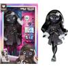 Rainbow High Shadow High Girl's Night - Shanelle Onyx - Bambola fashion nei toni del grigio da 28 cm, capelli e abiti in bianco e nero con accessori e pettine - Età 6+