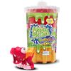 CRAZE Magic Slime - Yummies XL Pizzino | Melma per bambini in colori al neon mix di colori con diversi caratteri di aspirazione, set sottile in barattolo da 600 ml, melma colorata per bambini senza
