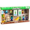 BANDAI Minecraft - Confezione da 12 statuette da collezione - Cofanetto Deluxe con 2 personaggi misteriosi - Collezione ufficiale ispirata al videogioco e al film Minecraft - 8 anni e + - PMM2080