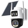 Imou 10MP(5MP 5MP) Telecamera WiFi Esterno Batteria con Doppia Lente Con 64GB &
