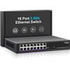 Nicgiga Switch Ethernet 2.5Gb a 16 porte non gestito, NICGIGA Switch di rete 2.5G