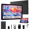 Lordwit Tablet 11 pollici, 36 GB RAM 512 GB ROM/1 TB TF, Dual SIM 4G LTE Tablet