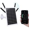 GOWENIC 12 W Modem LTE Moder da 4G a Energia Solare, 300 Mbit/s Solar