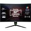 Aryond A32 V2 Curved Gaming Monitor, 32 pollici (80 cm), 180 Hz, 1500R,